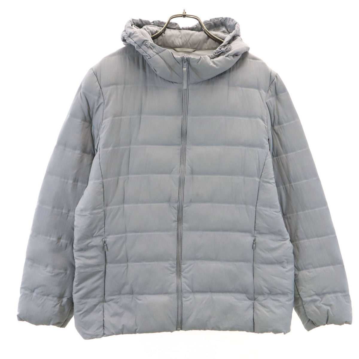 UNIQLO ユニクロ シームレス ウルトラライト ダウンパーカー XL グレー レディース