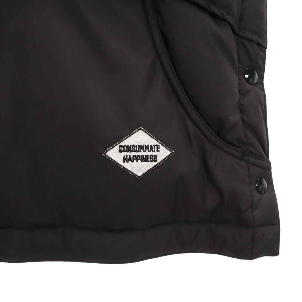 varde77 バルデセブンティセブン 19AW 日本製 ダウンベスト 2 ブラック プルオーバー メンズ