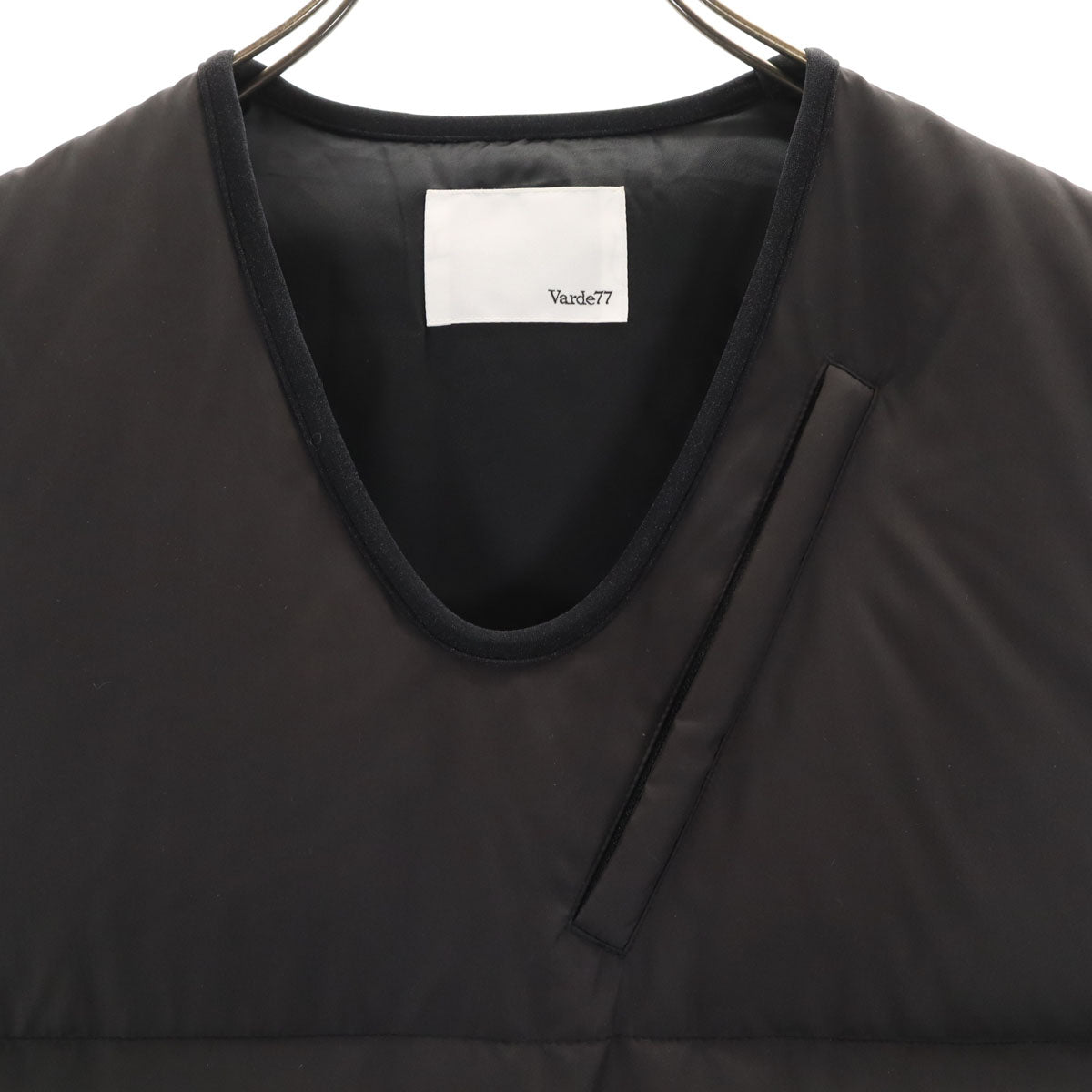 varde77 バルデセブンティセブン 19AW 日本製 ダウンベスト 2 ブラック プルオーバー メンズ