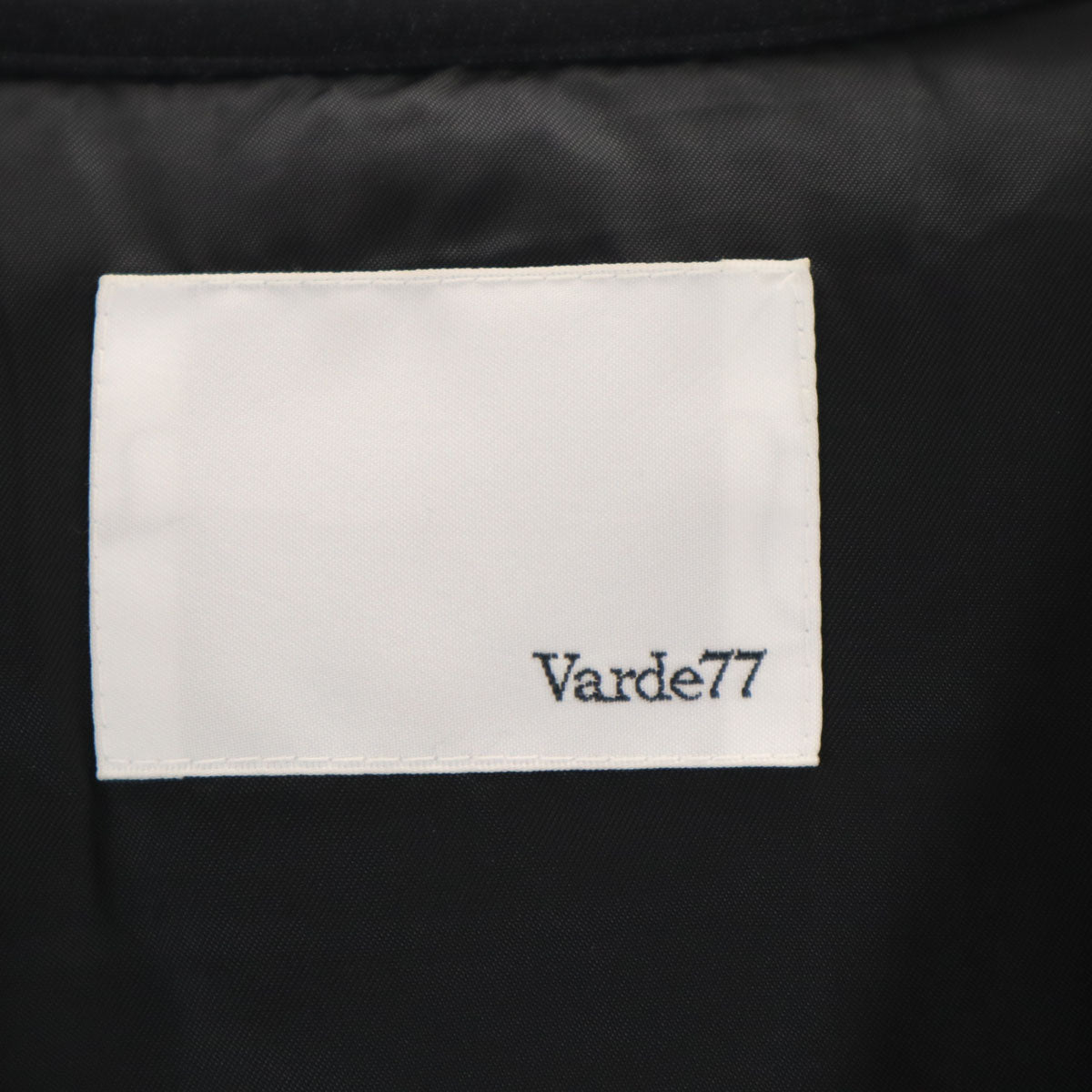 varde77 バルデセブンティセブン 19AW 日本製 ダウンベスト 2 ブラック プルオーバー メンズ