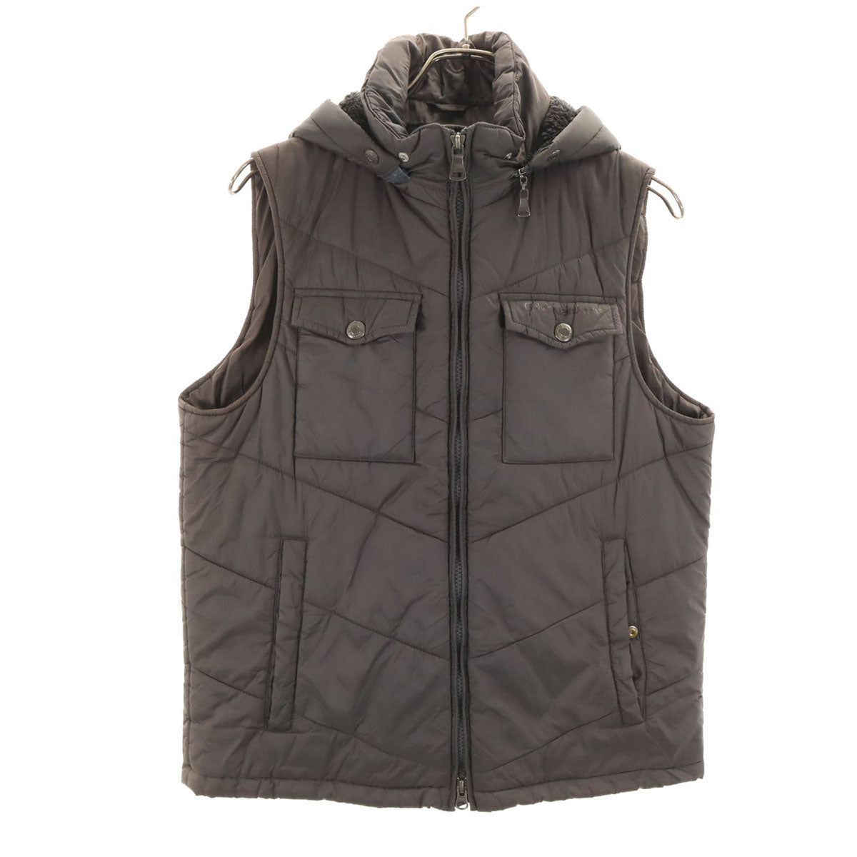 Calvin klein Jeans カルバンクラインジーンズ 中綿ベスト M グレー メンズ