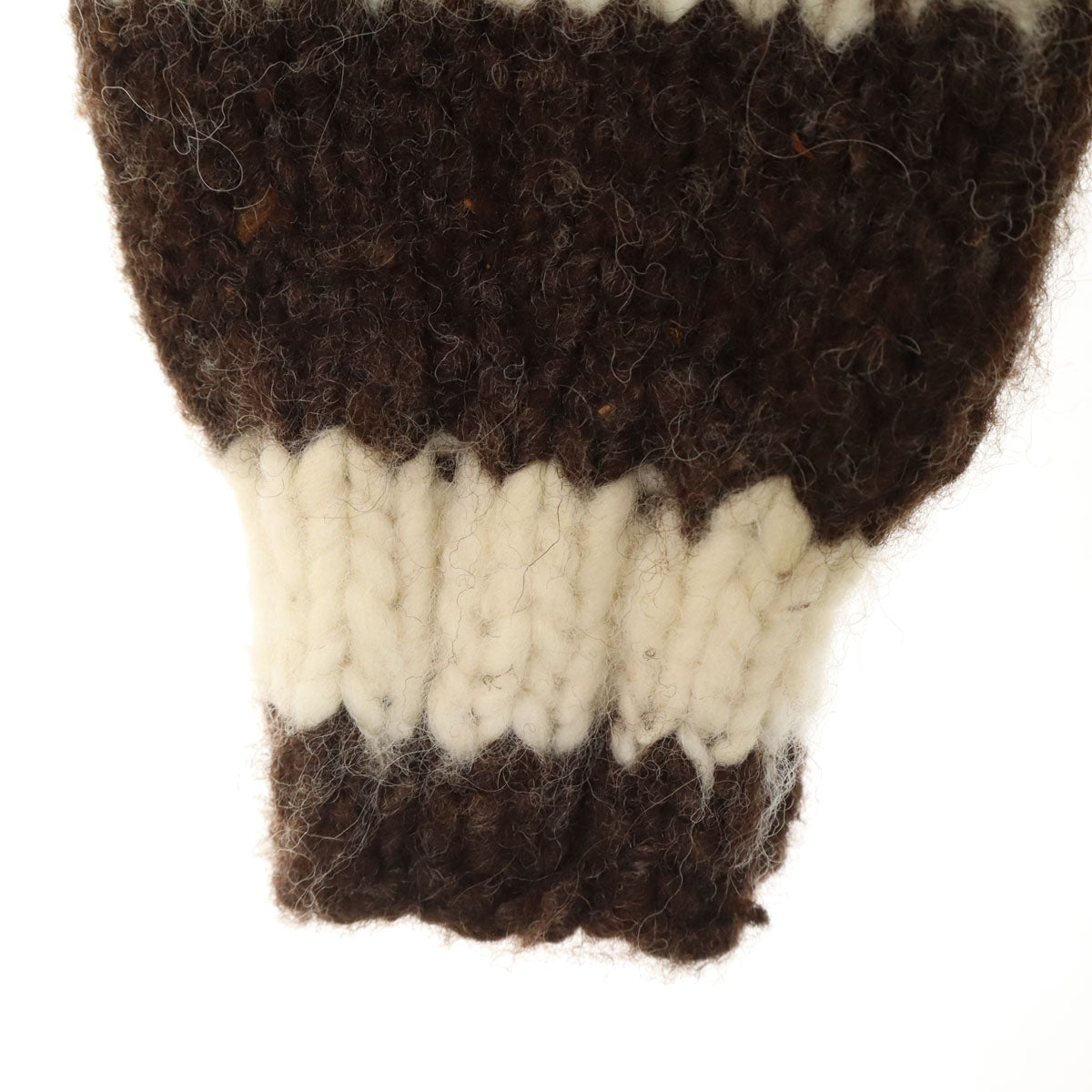 80s ヴィンテージ サンダーバード カウチンジャケット ブラウン ニット TALONジップ メンズ