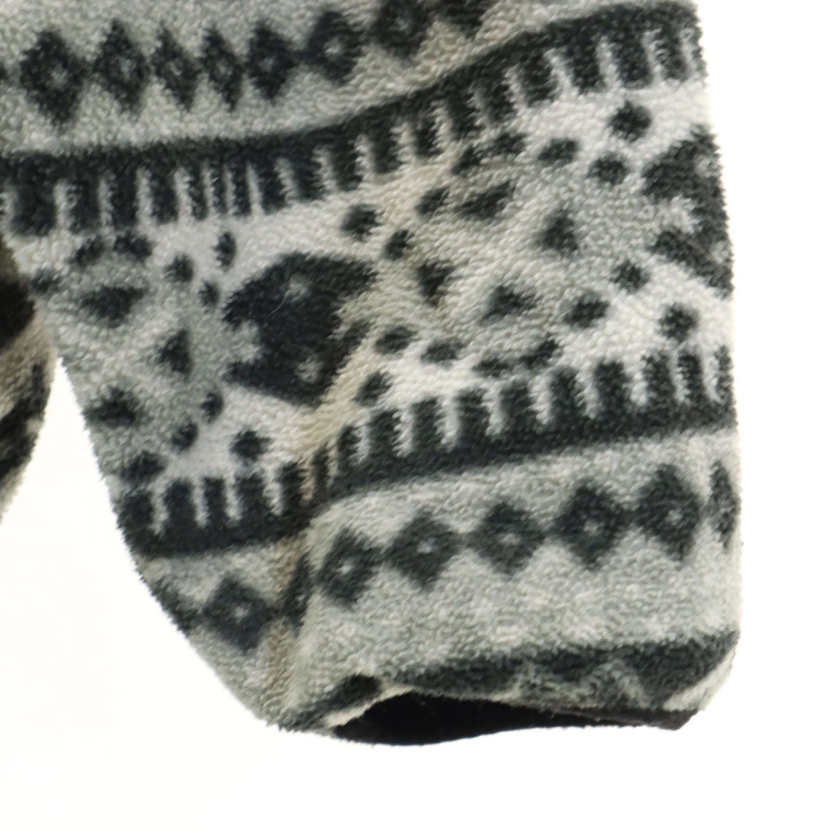 L.L.Bean エルエルビーン 80s 90s オールド 総柄 フリースジャケット グレー アウトドア メンズ