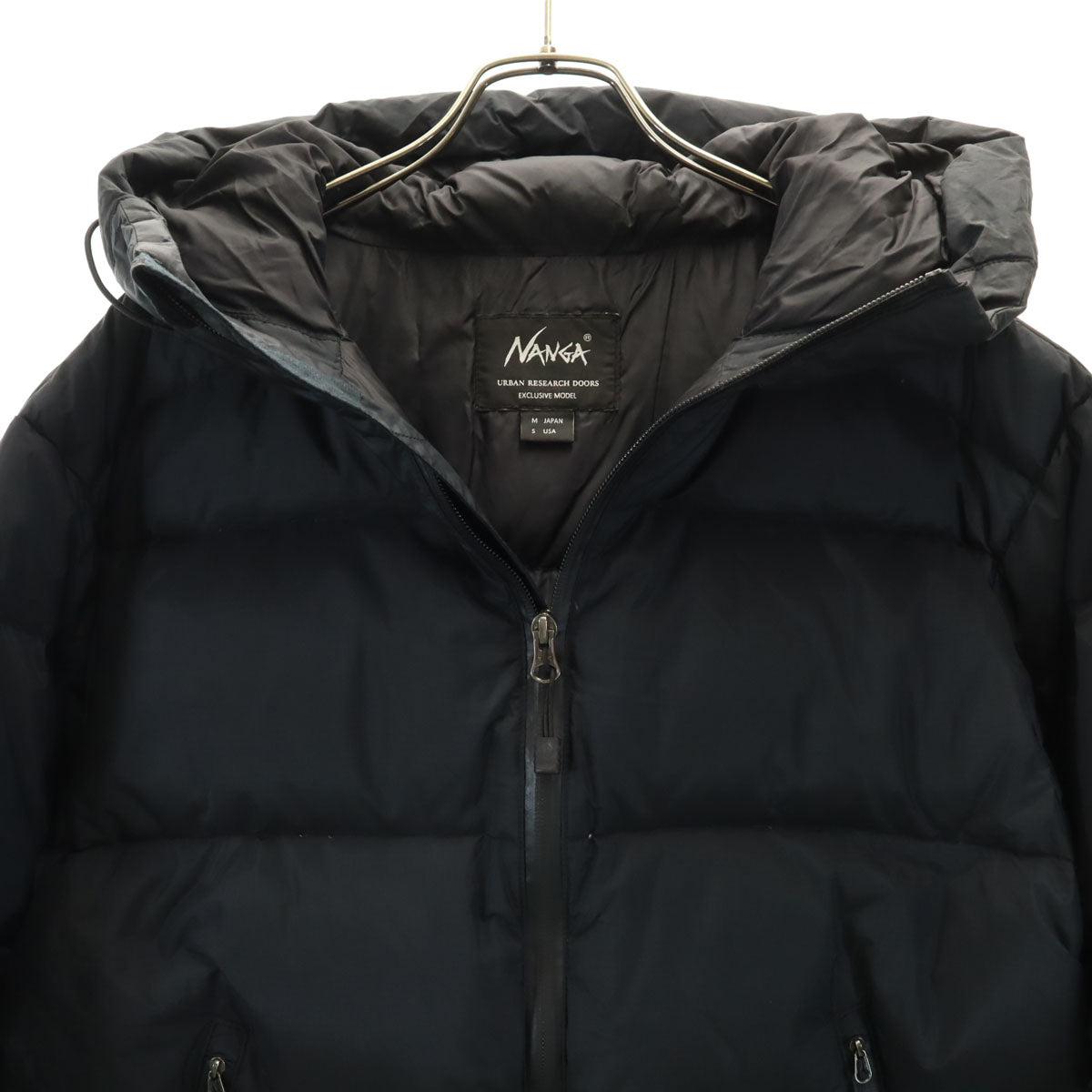 URBAN RESEARCH DOORS アーバンリサーチドアーズ ナンガ NANGA 別注 オーロラ ダウンジャケット M ブラック メンズ