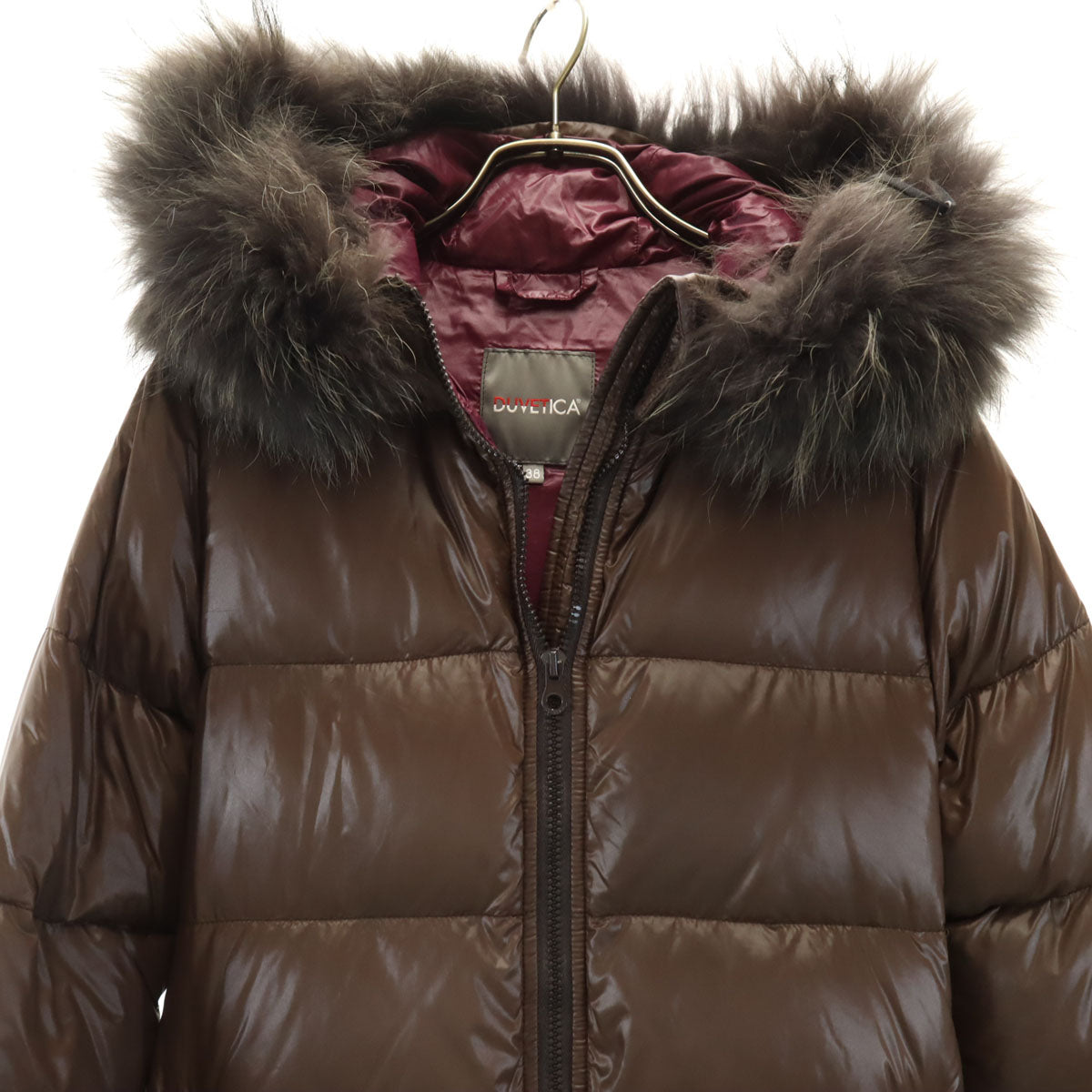 DUVETICA デュベティカ ブルガリア製 ダウンジャケット 38 ブラウン レディース
