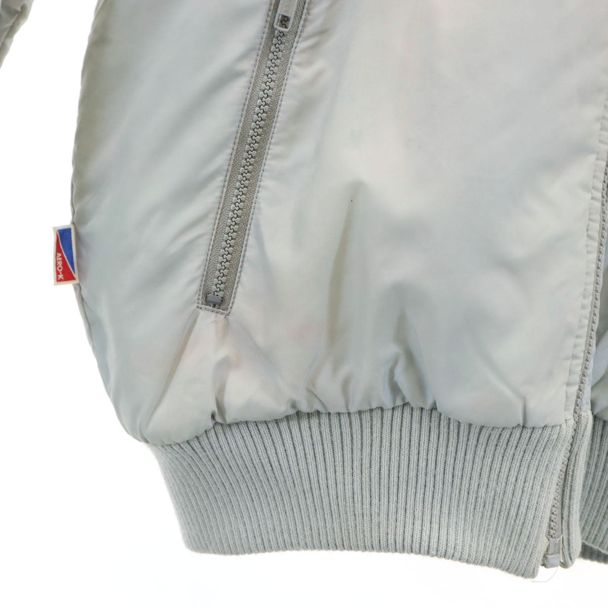 CLUBadidas クラブアディダス 70s 80s デサント製 ヴィンテージ ナイロンジャケット 90-4 ネイビー系 裏ボア 薄中綿入り メンズ