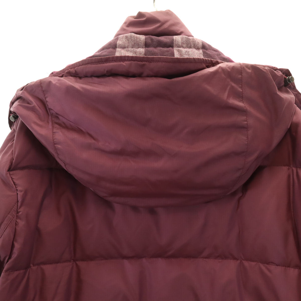 BURBERRY BRIT バーバリーブリット ダウンジャケット XL パープル系 メンズ