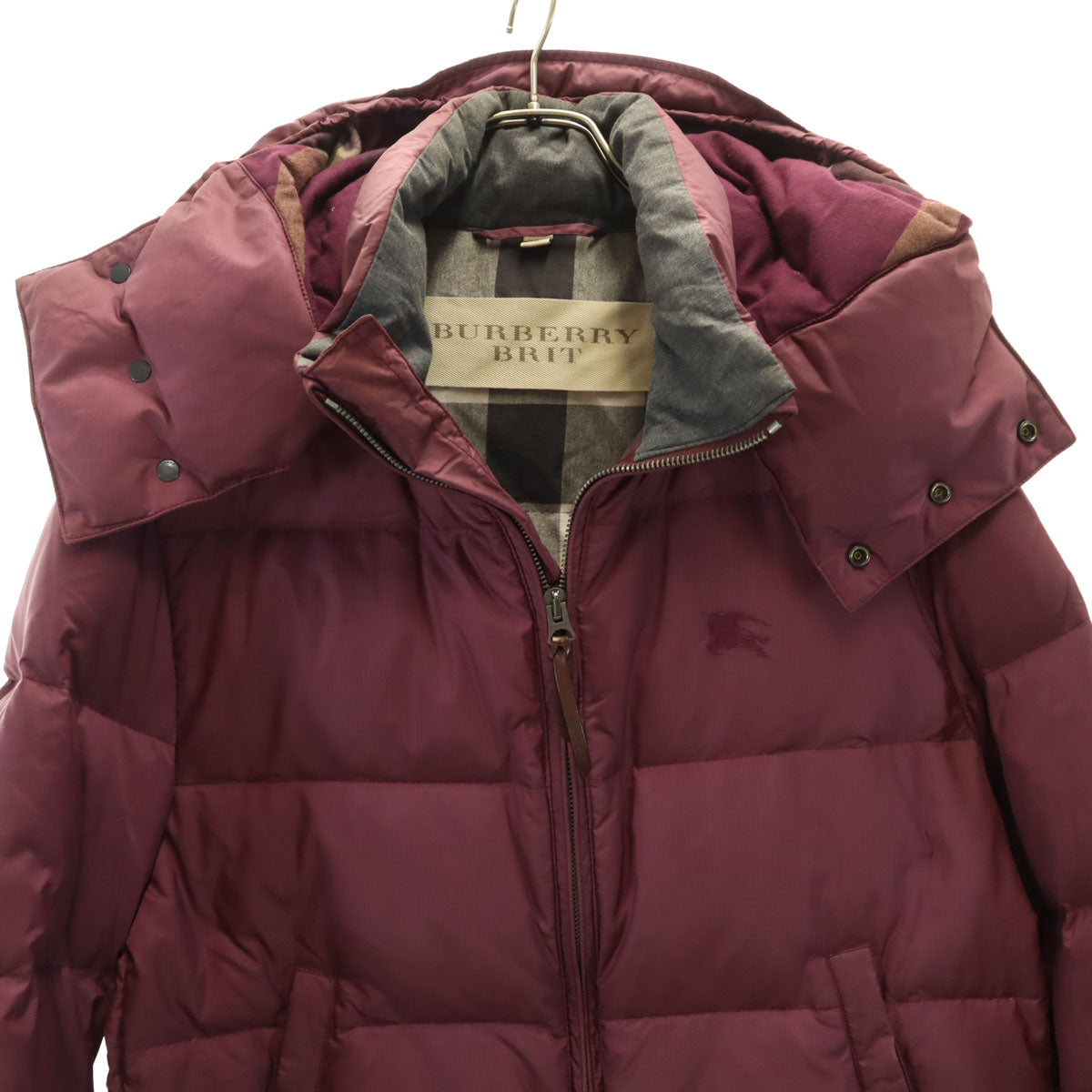 BURBERRY BRIT バーバリーブリット ダウンジャケット XL パープル系 メンズ