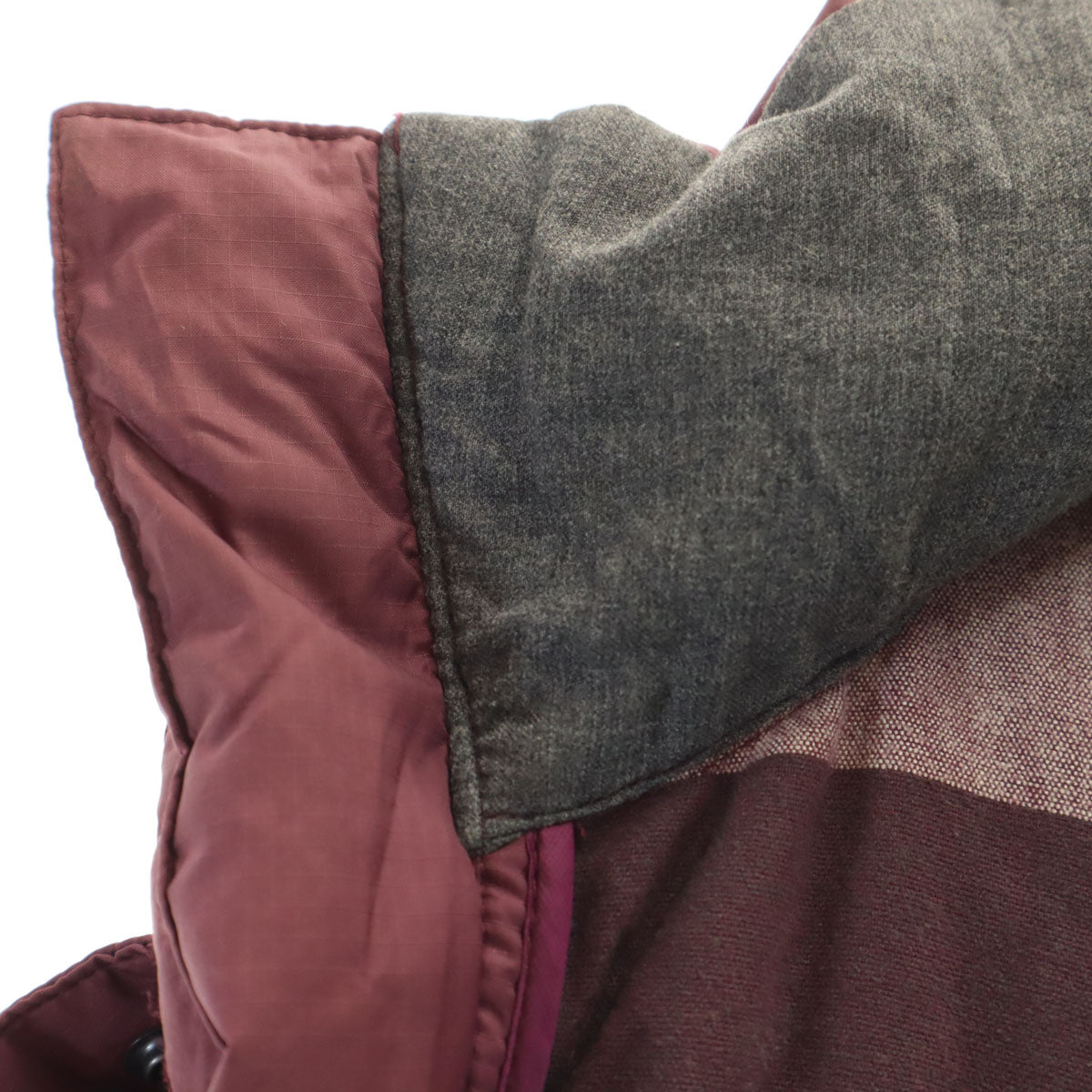 BURBERRY BRIT バーバリーブリット ダウンジャケット XL パープル系 メンズ