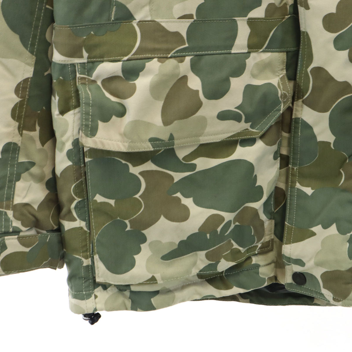 THE NORTH FACE ノースフェイス カモフラ柄 マクマード ダウンパーカー M ベージュ ND91310 アウトドア メンズ