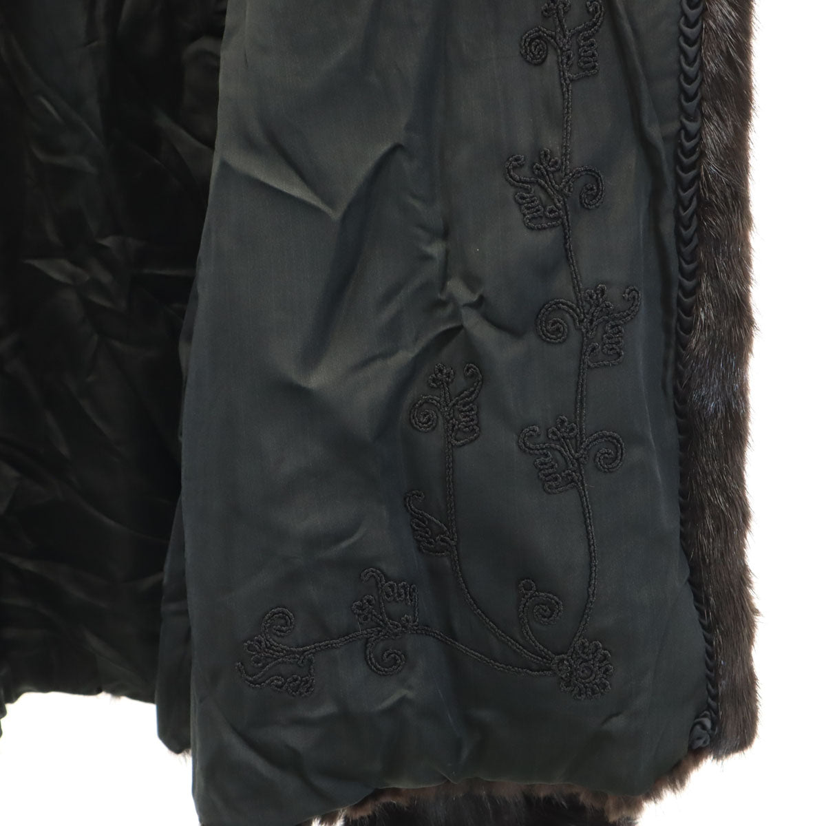 SAGA MINK サガミンク 毛皮コート 16 ダークブラウン レディース