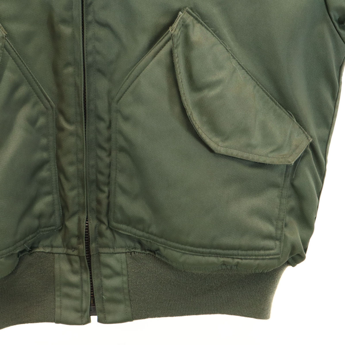 HOUSTON ヒューストン CWU 45/P フライトジャケット L カーキ メンズ