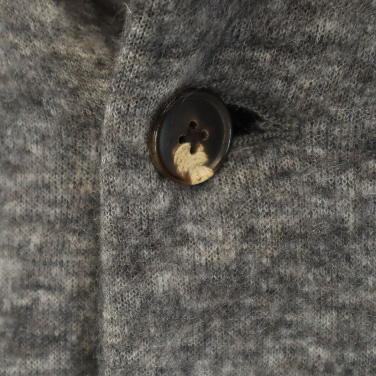 08sircus ゼロエイトサーカス モヘヤブレンド ニットジャケット 2/48 グレー メンズ