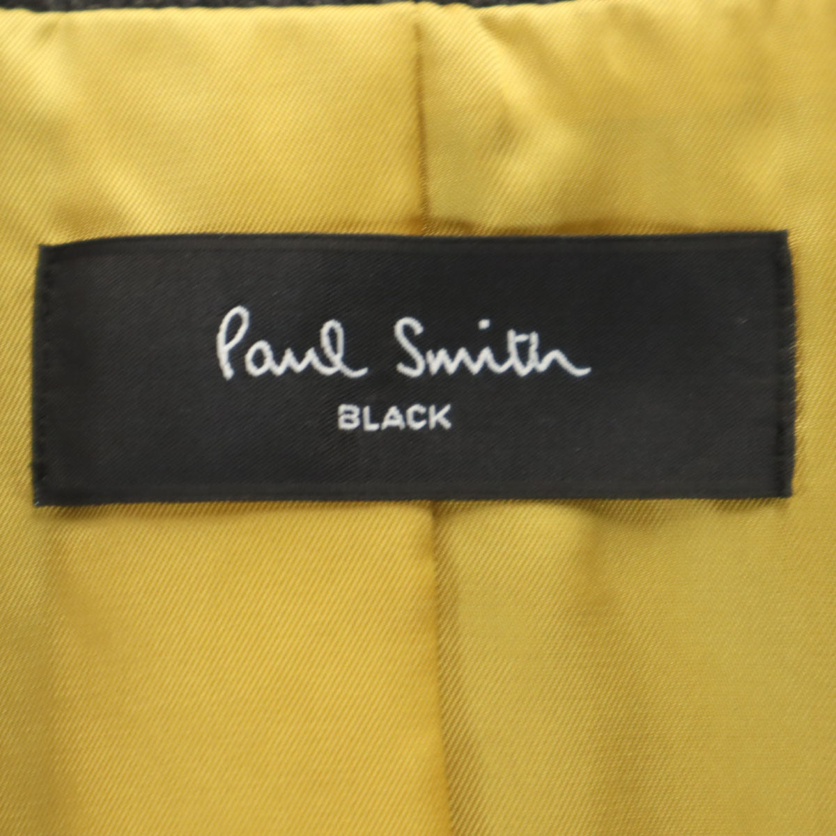 美品 Paul Smith BLACK ポールスミス ブラック 日本製 ウール ジャケット 42 グレー レディース