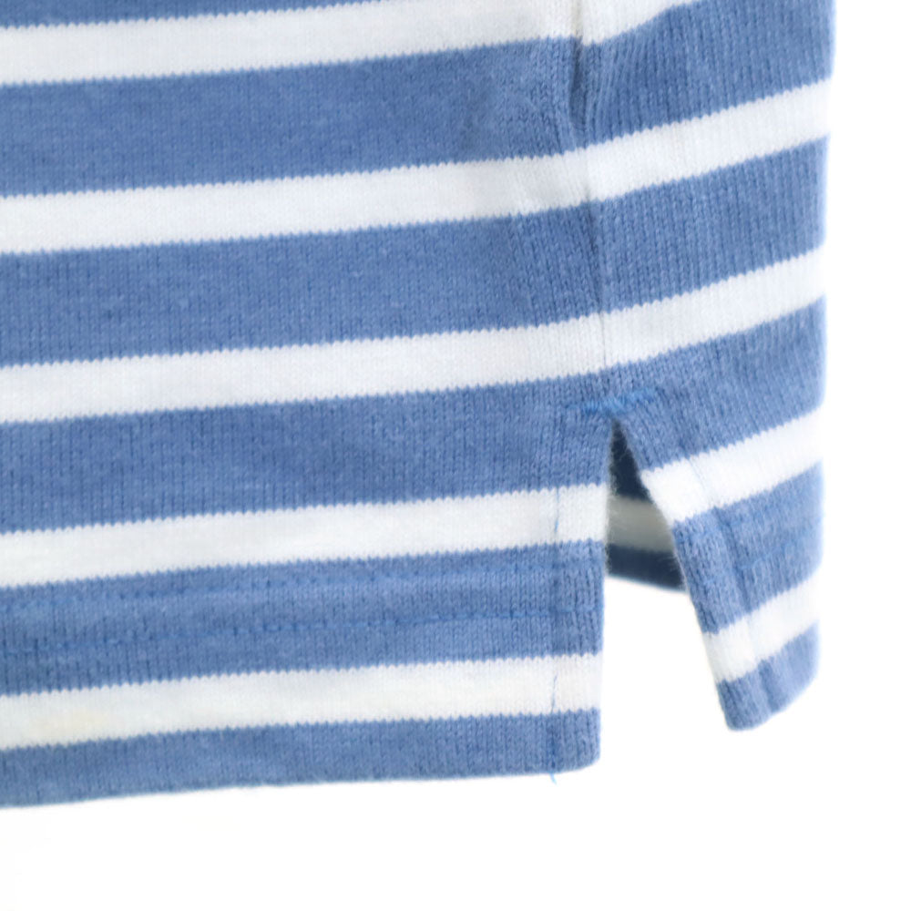 Nigel Cabourn ナイジェルケーボン 日本製 ボーダー柄 長袖 カットソー 50 ブルー メンズ