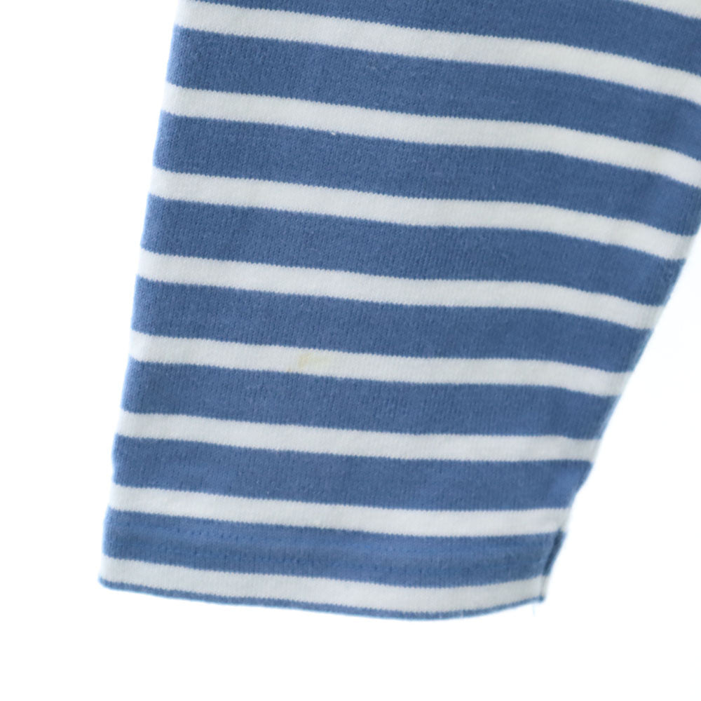 Nigel Cabourn ナイジェルケーボン 日本製 ボーダー柄 長袖 カットソー 50 ブルー メンズ