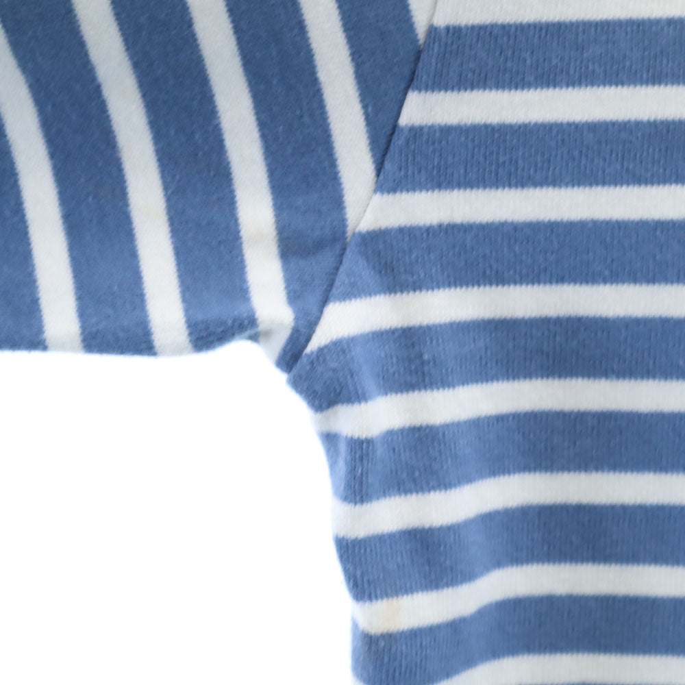 Nigel Cabourn ナイジェルケーボン 日本製 ボーダー柄 長袖 カットソー 50 ブルー メンズ