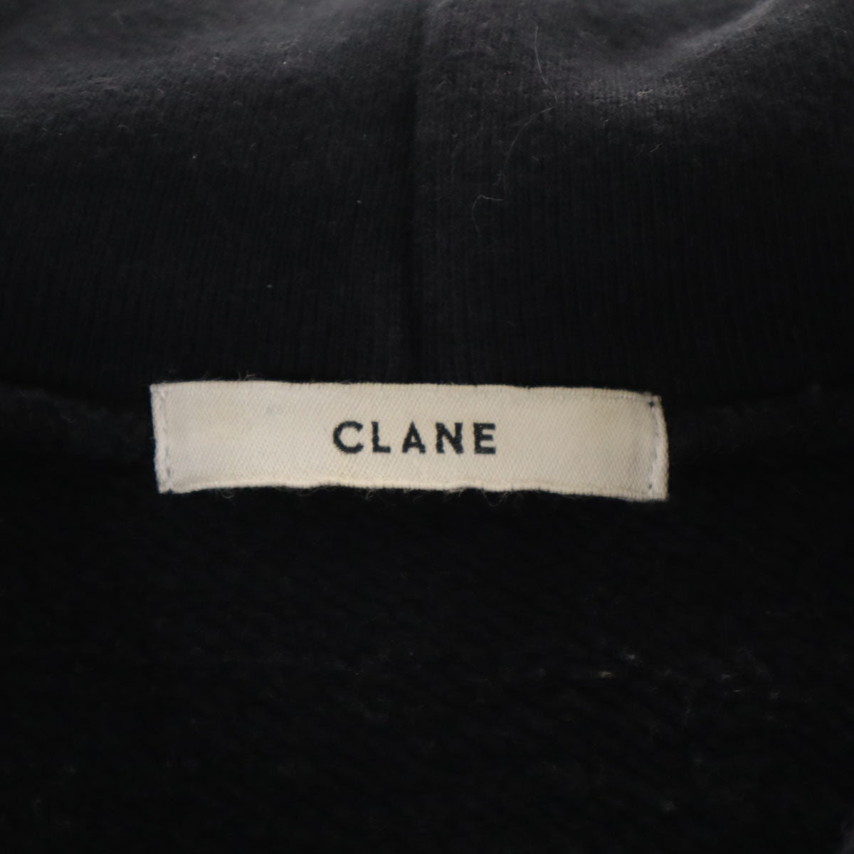 CLANE クラネ スウェットパーカー 1 ブラック メンズ