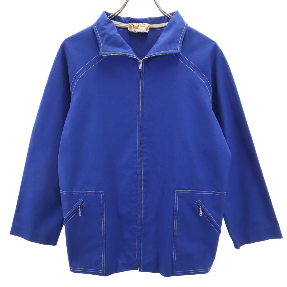 古着 WHITE STAG ホワイトスタッグ 60s 70s ヴィンテージ USA製 タロンジップ ジップアップ ジャケット ブルー メンズ WHITE STAG ホワイトスタッグ 60s 70s ヴィンテージ USA製