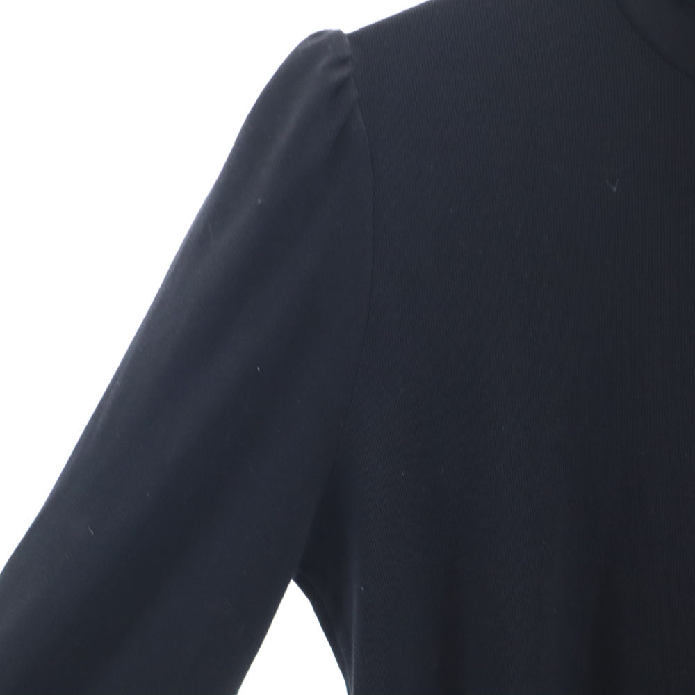 FOXEY NEW YORK フォクシーニューヨーク 日本製 レーヨンブレンド 長袖 タートルネック セーター 42 ブラック レディース