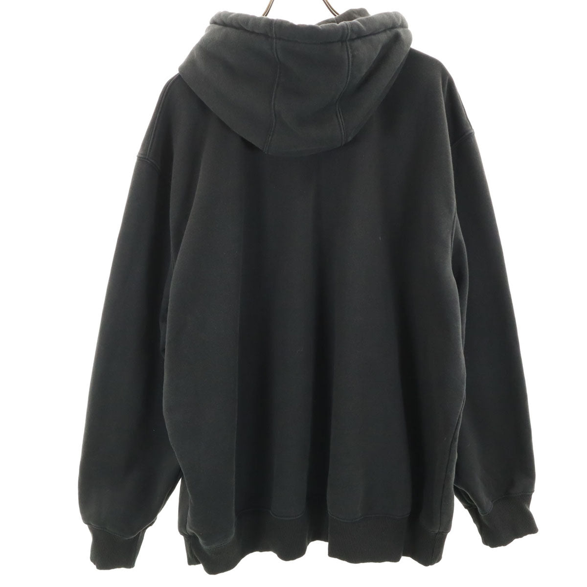 Carhartt カーハート 長袖 スウェットパーカー XL ブラック 裏起毛 プルオーバー メンズ