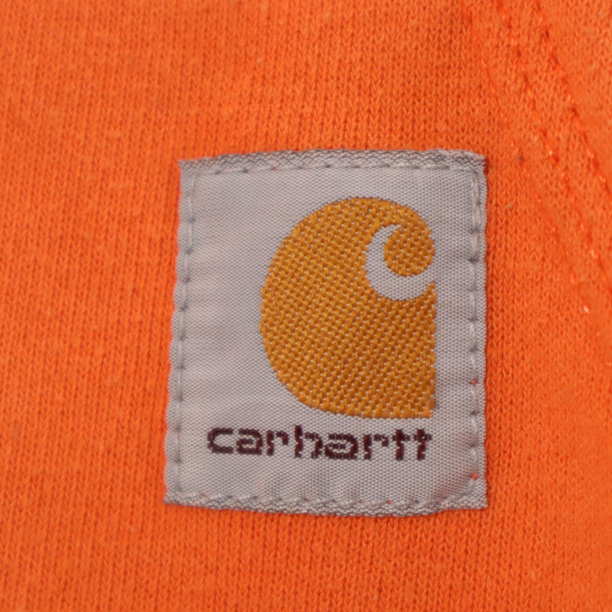 Carhartt カーハート 長袖 スウェットパーカー 2XL オレンジ 裏起毛 プルオーバー メンズ