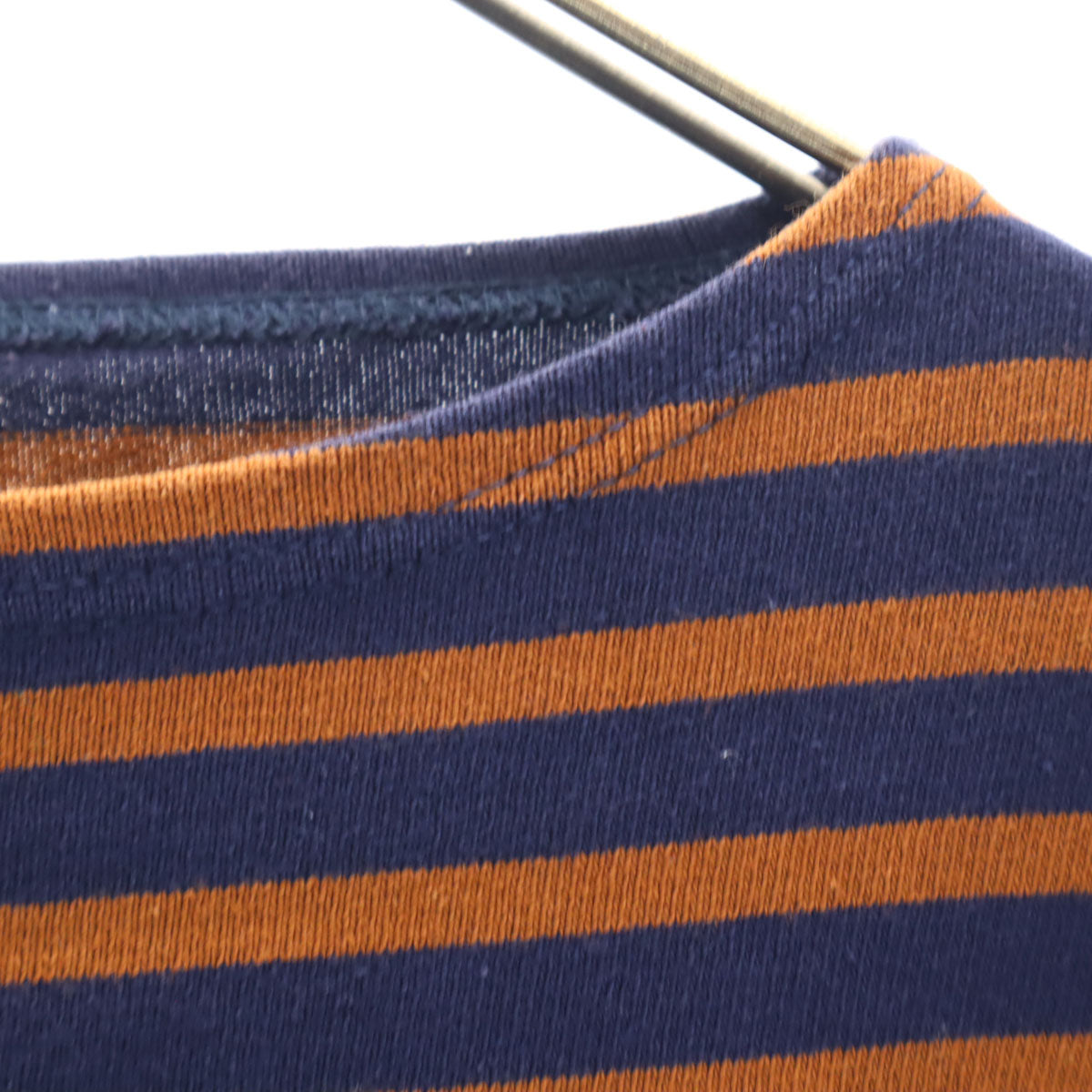 ORCIVAL オーシバル フランス製 ボーダー柄 長袖 バスクシャツ 3 ブラウン メンズ