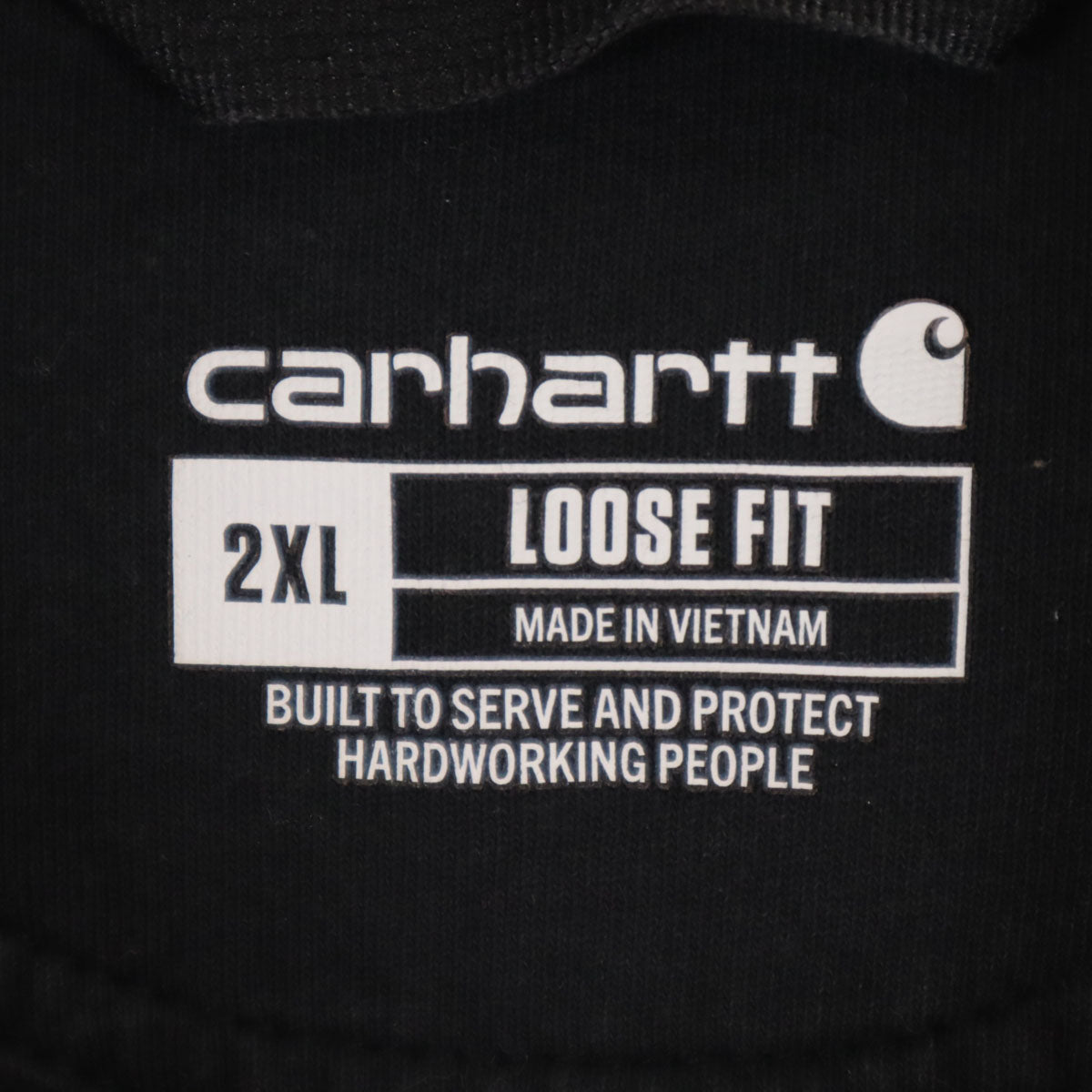 Carhartt カーハート 長袖 スウェットパーカー 2XL ブラック メンズ