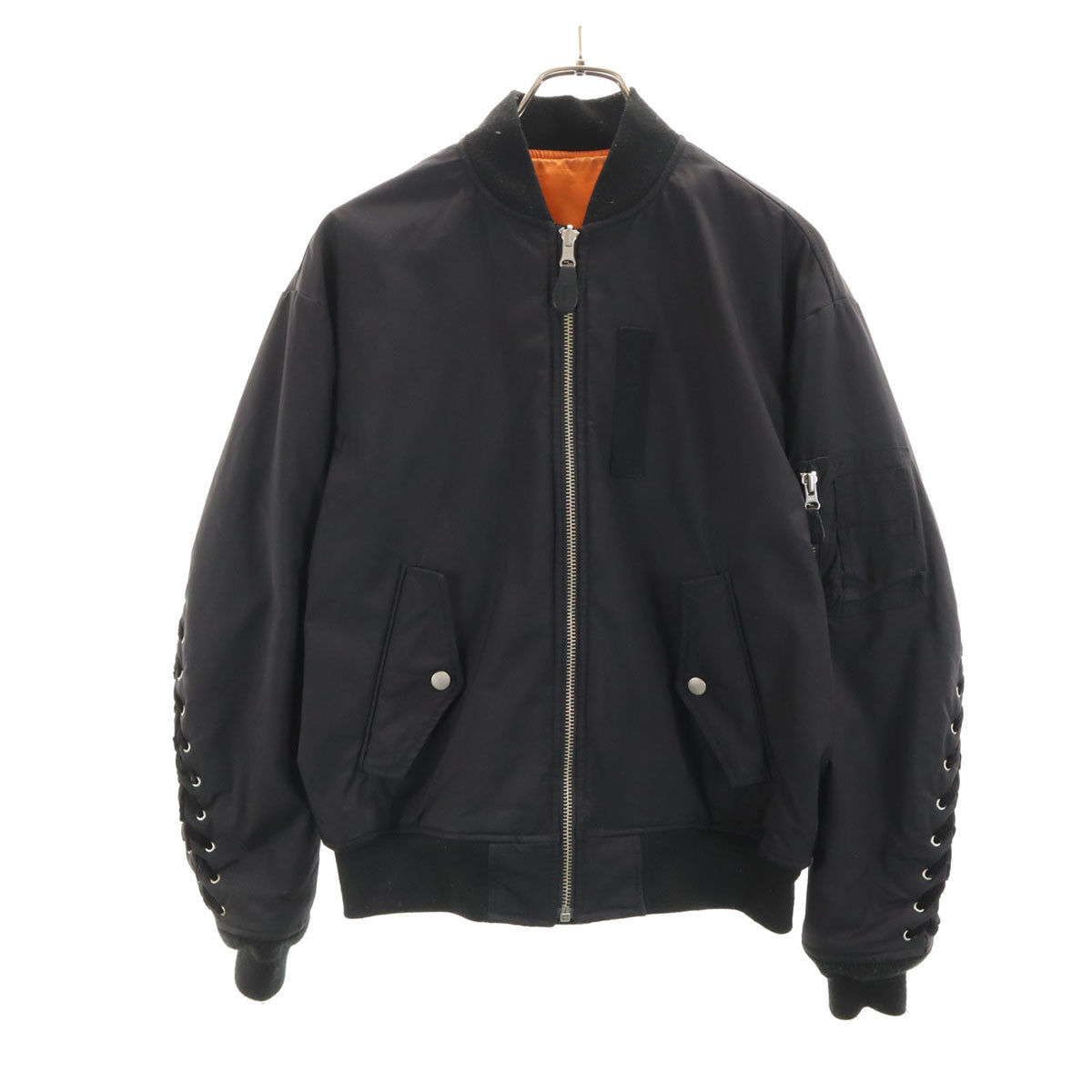 G.V.G.V. ジーヴィージーヴィー レースアップ ブルゾン 36 ブラック メンズ