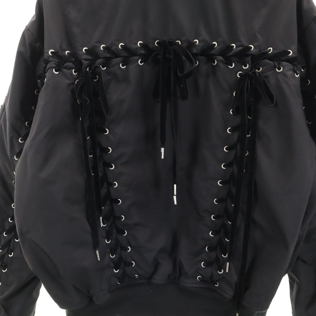 G.V.G.V. ジーヴィージーヴィー レースアップ ブルゾン 36 ブラック メンズ