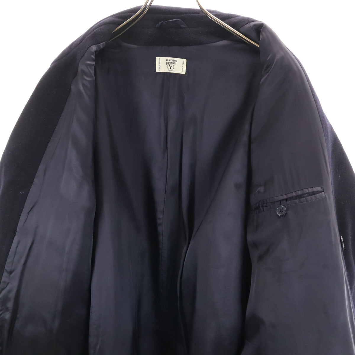 Valentino Garavani ヴァレンティノガラヴァーニ イタリア製 コート 50 ネイビー メンズ
