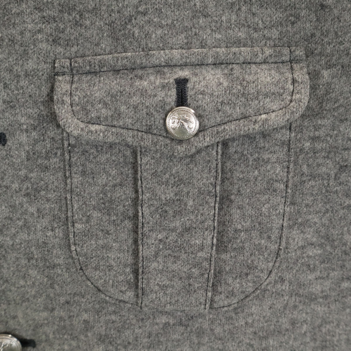 BURBERRY BLACK LABEL バーバリーブラックレーベル ウールジャケット L グレー 三陽商会 メンズ