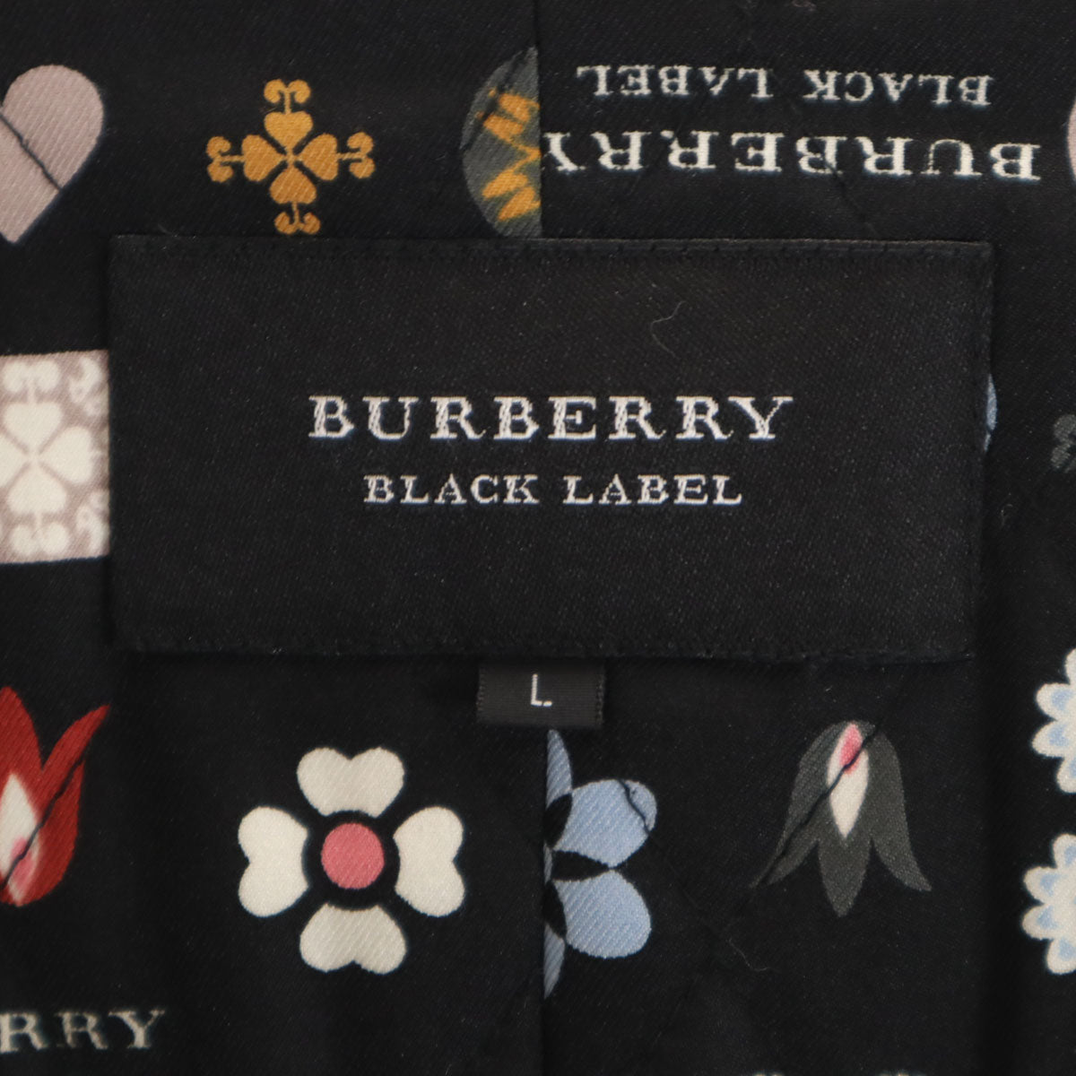 BURBERRY BLACK LABEL バーバリーブラックレーベル ウールジャケット L グレー 三陽商会 メンズ