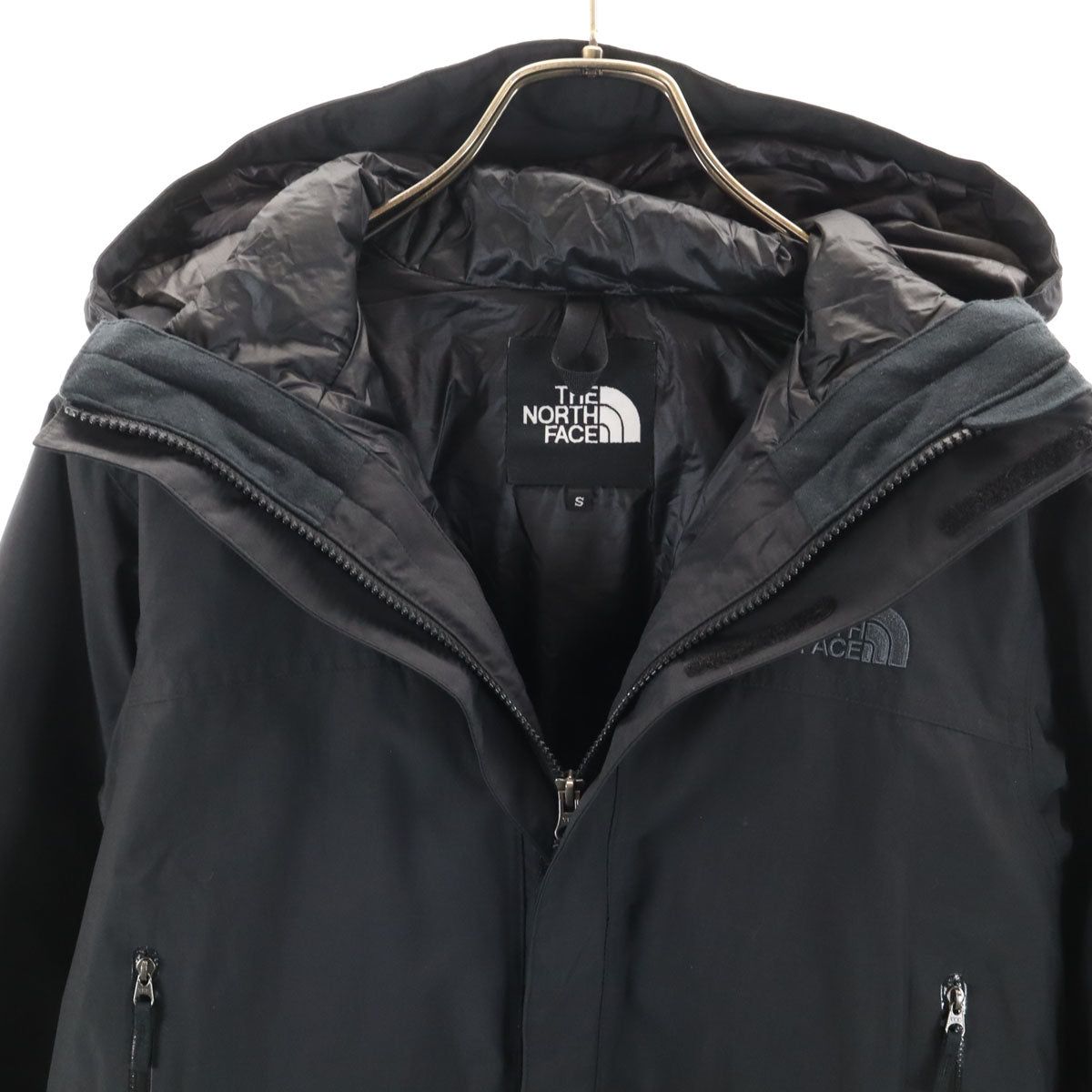 THE NORTH FACE ノースフェイス カシウス トリクライメート ジャケット S ブラック NP61640 アウトドア 中綿ライナー付き メンズ