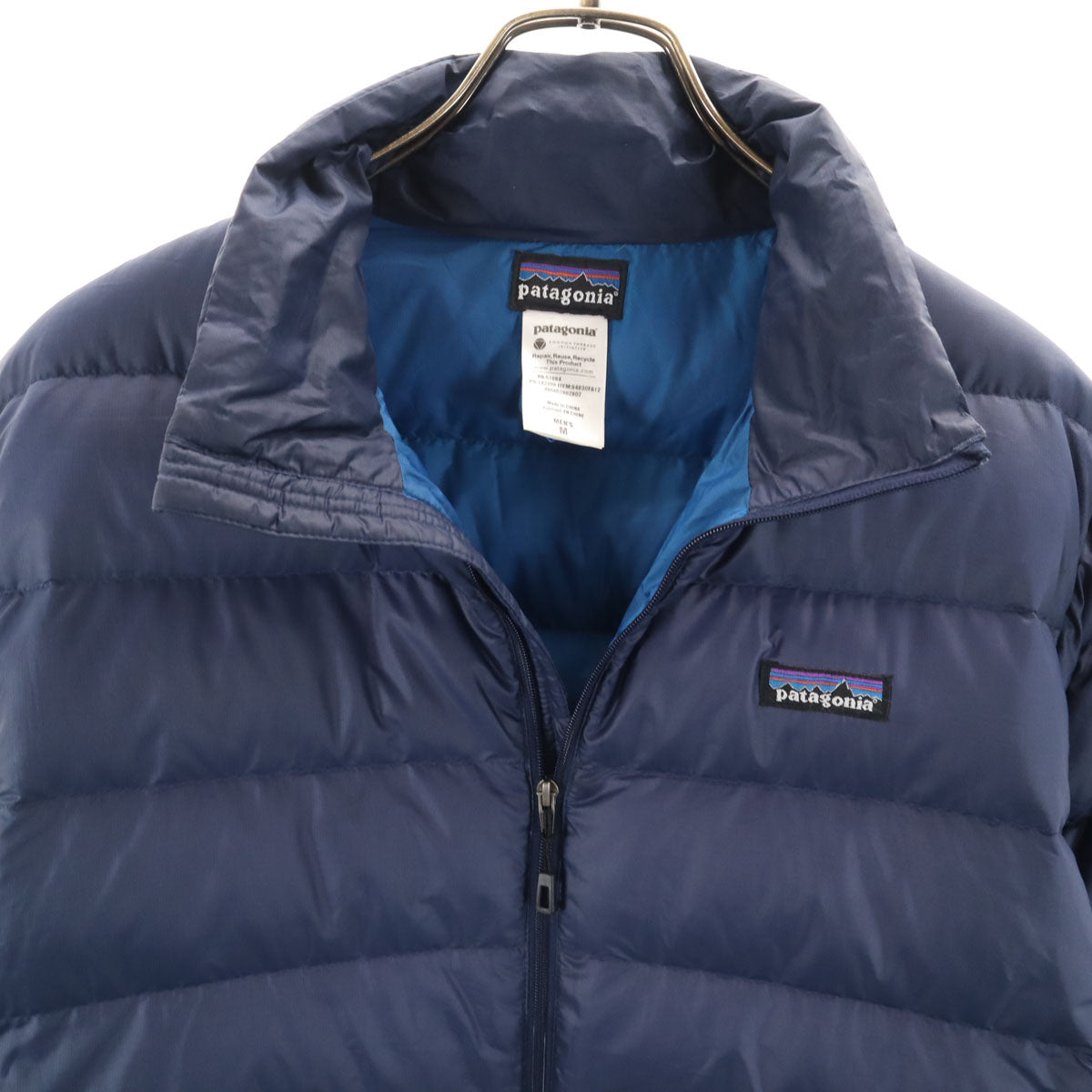 patagonia パタゴニア ダウンジャケット M ネイビー 84830FA12 アウトドア 収納袋付き メンズ