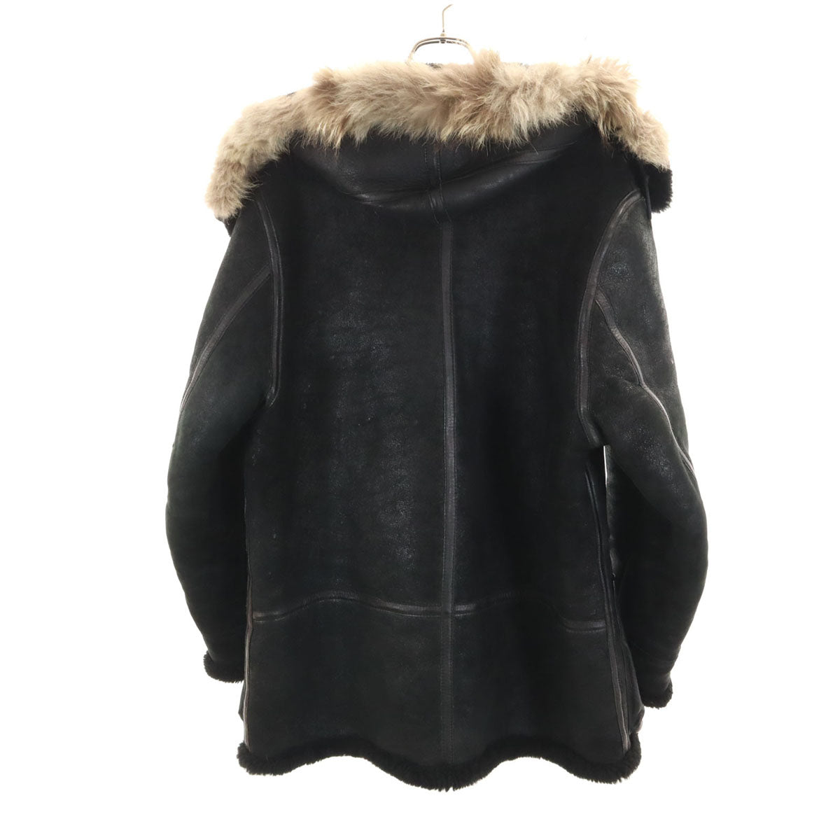 AVIREX アヴィレックス B-7 ムートン フライトジャケット M ブラック アラスカ メンズ