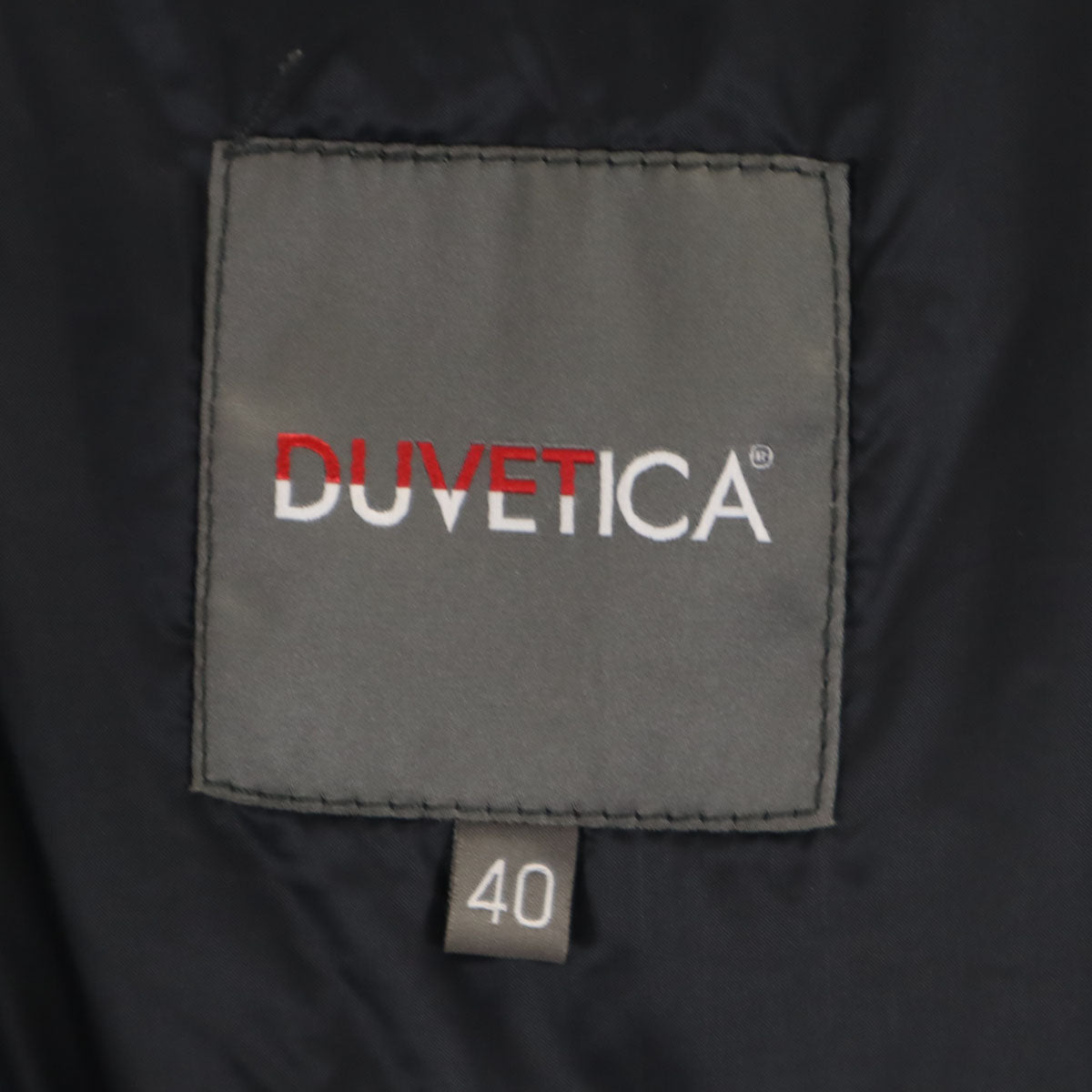 DUVETICA デュベティカ ブルガリア製 ダウンジャケット 40 ブラック系 レディース