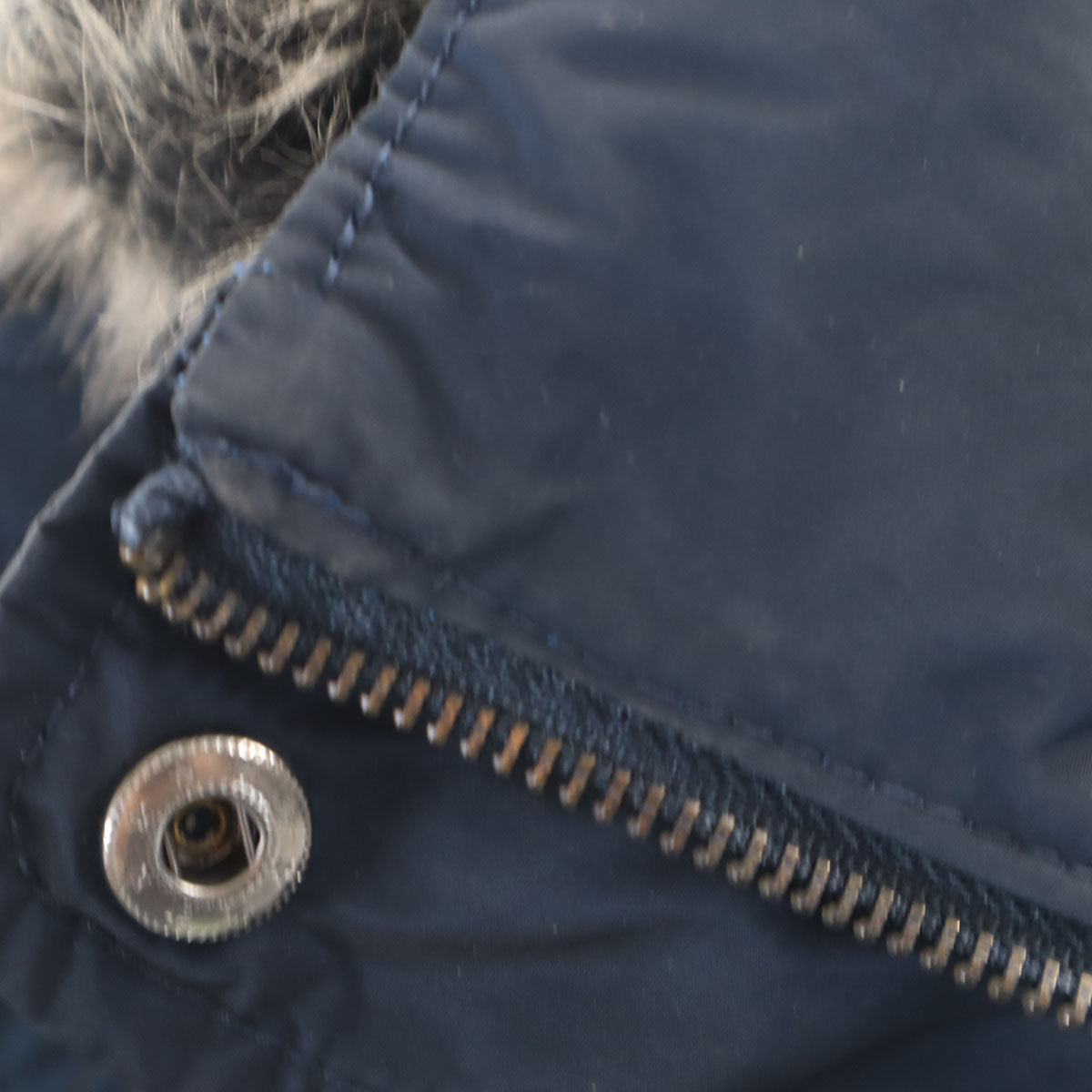 ARMANI JEANS アルマーニジーンズ 中綿ジャケット 40 ネイビー レディース