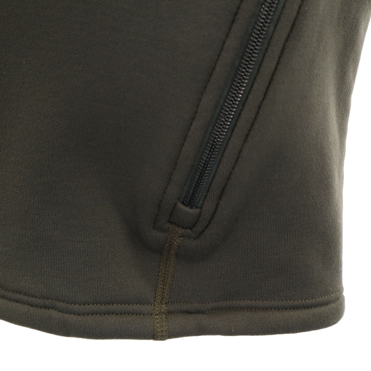 美品 HOUDINI フーディニ 長袖 ジップパーカー S オリーブ系 裏フリース メンズ