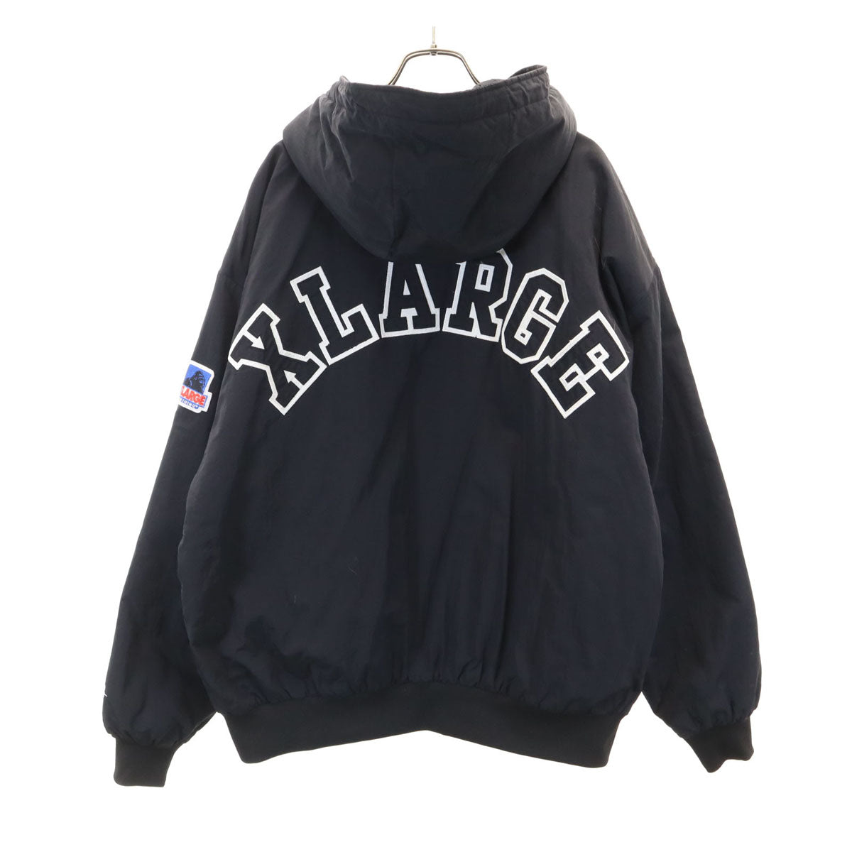 XLARGE エクストララージ ナイロンジャケット L ブラック 薄中綿入り メンズ
