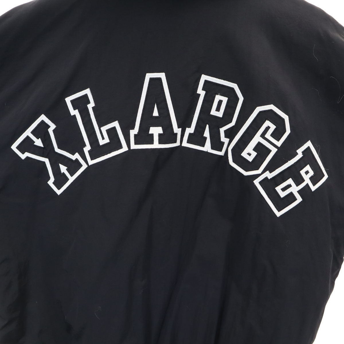 XLARGE エクストララージ ナイロンジャケット L ブラック 薄中綿入り メンズ