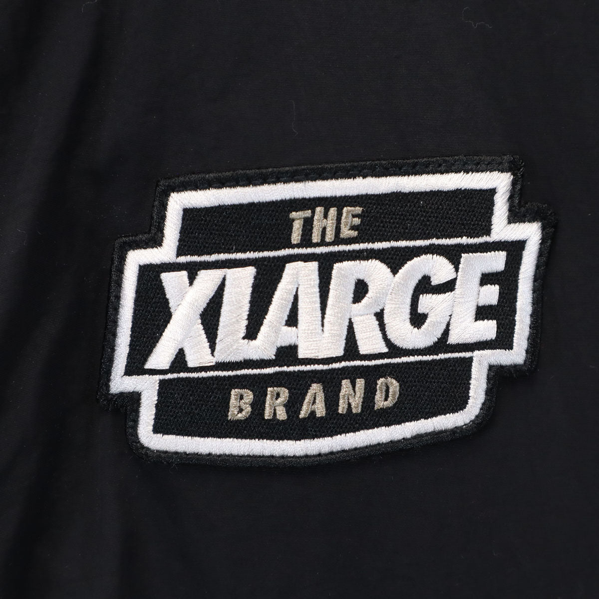 XLARGE エクストララージ ナイロンジャケット L ブラック 薄中綿入り メンズ