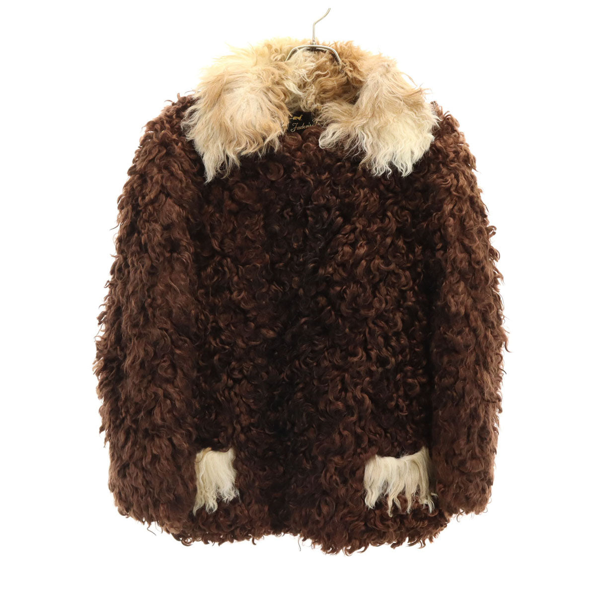 FADENS FURS 80s ヴィンテージ ファー ジャケット ブラウン系 レディース