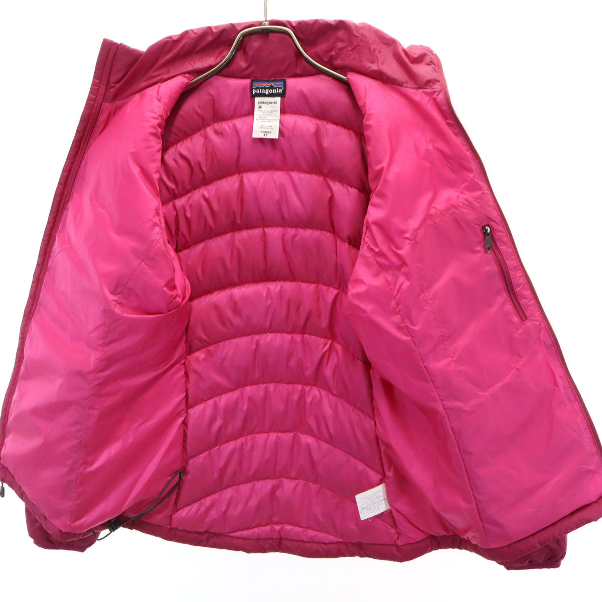 patagonia パタゴニア ダウンジャケット XS ピンク 84835FA11 アウトドア 収納袋付き レディース