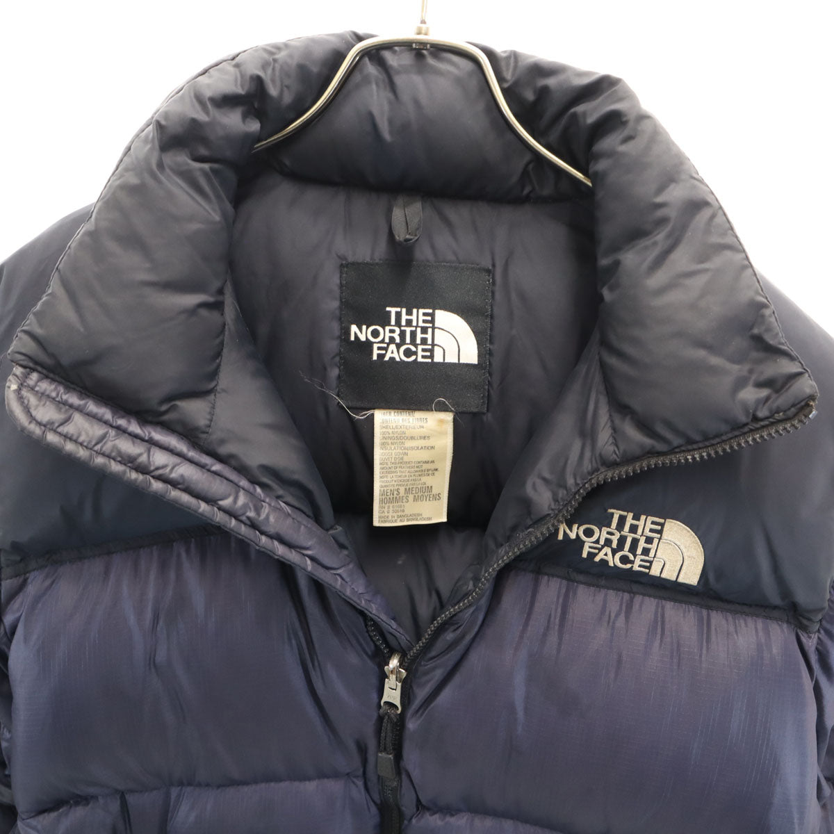 THE NORTH FACE ノースフェイス ヌプシ ダウンジャケット M ネイビー NF002YO メンズ