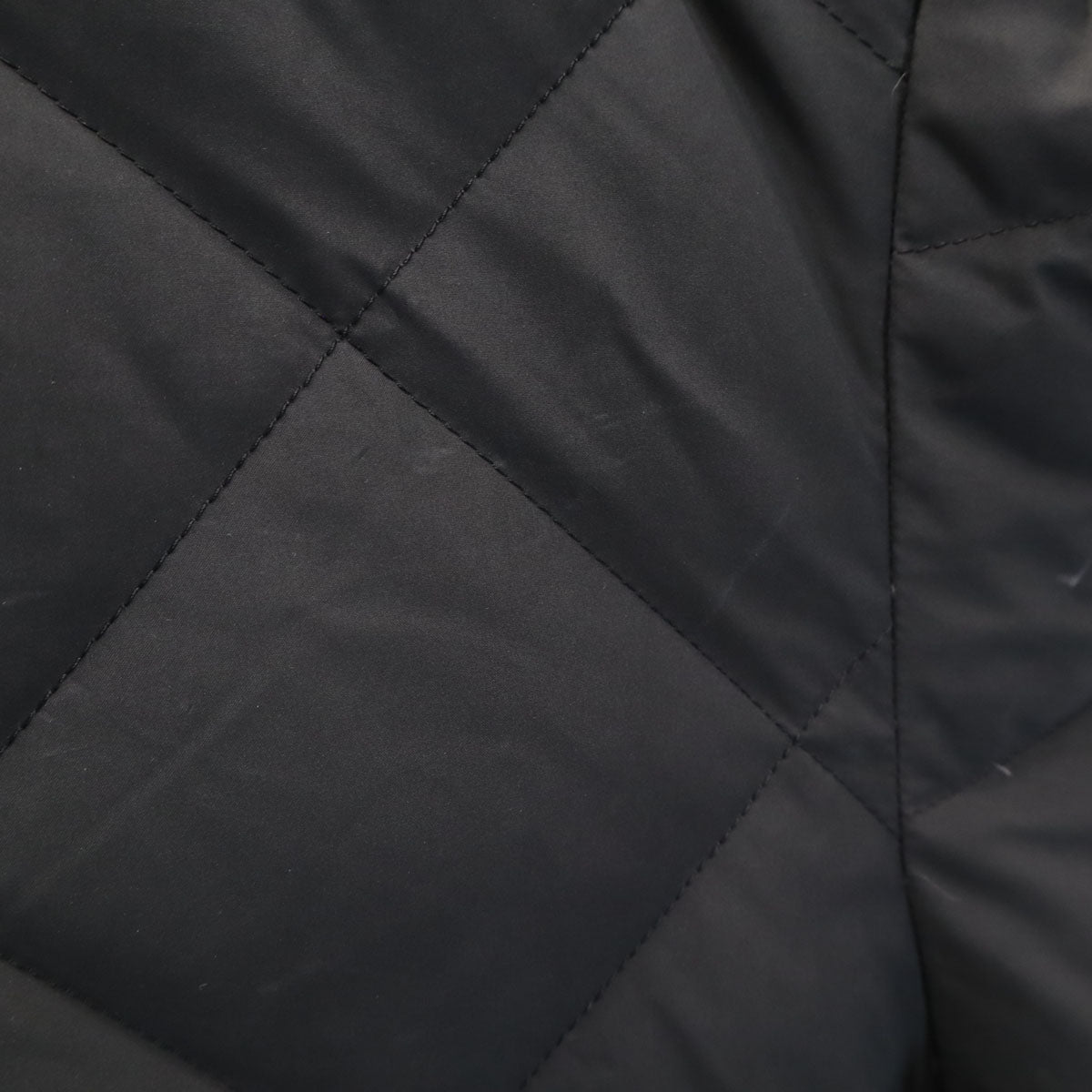 TAION タイオン UNFILO アンフィーロ コラボ ノーカラー キルティング ダウンジャケット ブラック レディース