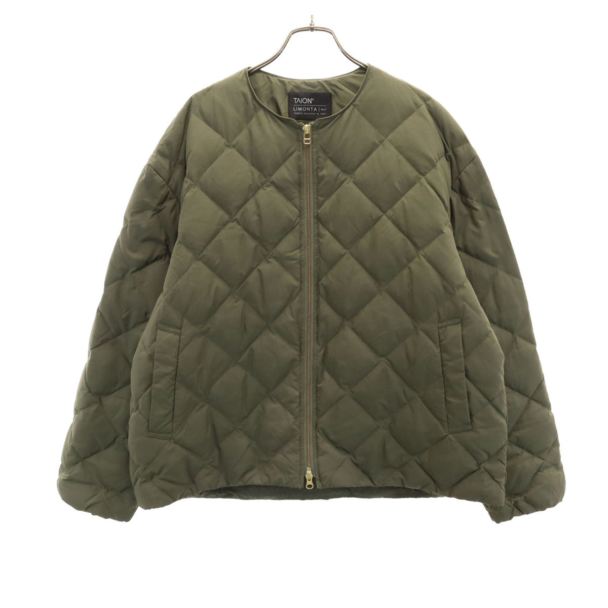 TAION タイオン UNFILO アンフィーロ コラボ ノーカラー キルティング