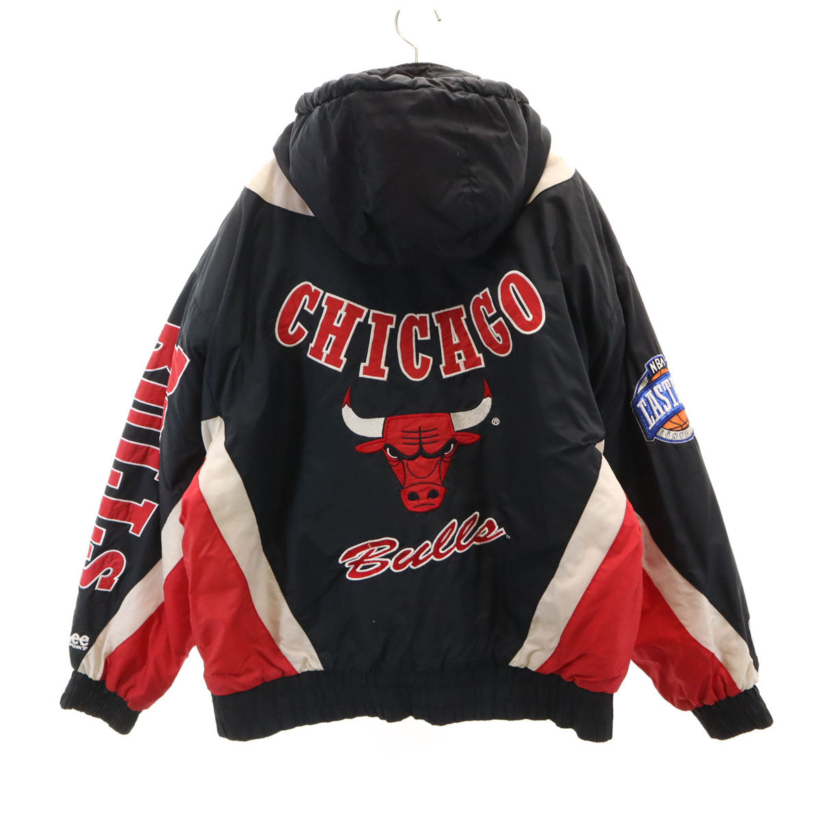 Lee SPORT リースポーツ 90s オールド ハーフジップ ナイロンジャケット L ブラック NBA シカゴブルズ プルオーバー メンズ
