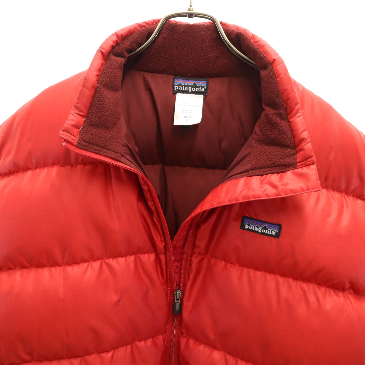 patagonia パタゴニア ダウンジャケット L レッド 84601F6 メンズ