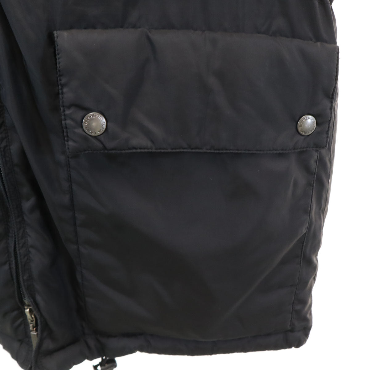 BURBERRY BLACK LABEL バーバリーブラックレーベル ダウンジャケット M ブラック 三陽商会 メンズ